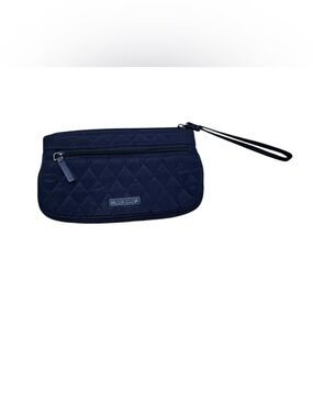 Vera Bradley Quilted Navy Wristlet Clutch